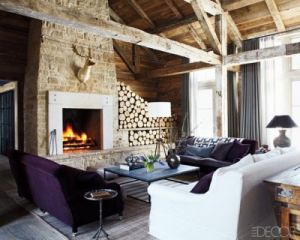 Photos of fireplace - Stone fireplaces pictures - elle decor.jpg